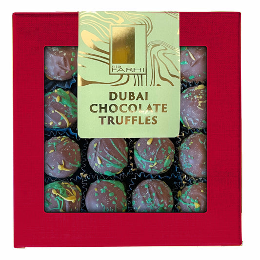 Dubai Chocolate Truffles in Luxury Gift Box, 144g
